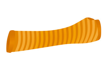 Orange elbow fingerless gloves. vector