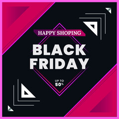 Black Friday sales promotion social media flyer