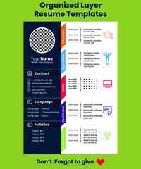 Resume or bio data templates