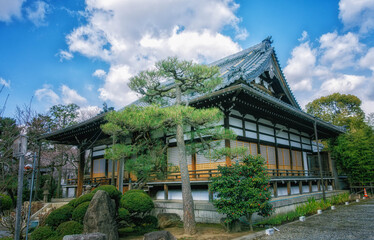 京都、本満寺の本堂