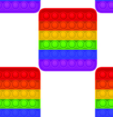 trendy pop it fidget. Square shape pattern