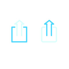 Illustration Vector Graphic of Upload icon