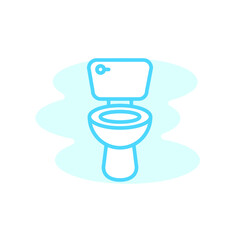 Illustration Vector Graphic of WC icon