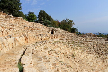 
Elaiussa Sebaste - the ruins of an ancient Roman city in the province of Mersin, turkey