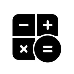 Fototapeta premium calculator icon