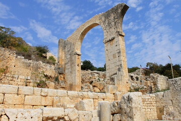 
Elaiussa Sebaste - the ruins of an ancient Roman city in the province of Mersin, turkey