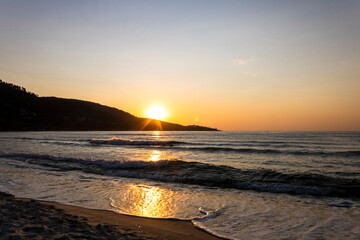 Sunrise in Golden Beach Thassos