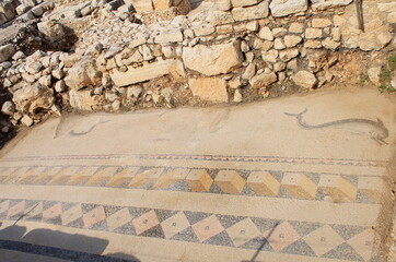 
Elaiussa Sebaste - the ruins of an ancient Roman city in the province of Mersin, turkey