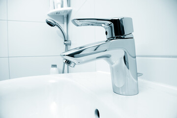 water tap, water mixer, faucet In bathroom