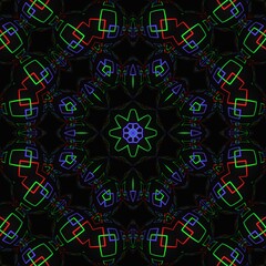 Indian floral pattern illustration design.