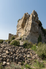 Fototapeta na wymiar Castillo medieval en ruinas