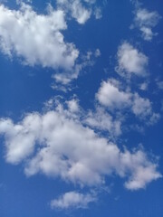 blue sky with clouds