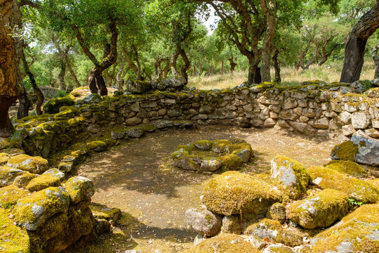 Compexus nuragico Romanzesu bei Bitti, Sassaria, Sardinien