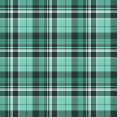 Plaid seamless pattern. Vector background of textile ornament. Flat fabric design.