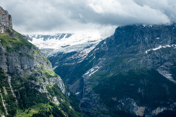Fototapeta premium Aussicht in Grindelwald