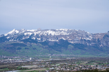 Aussicht Holzsteg Vaduz