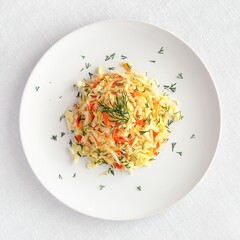 Сoleslaw with dill and olive oil