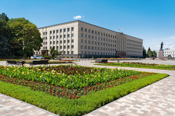 Lenin Square in the city of Stavropol, Russia