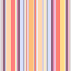 Obraz premium Seamless geometric pattern, bright colored vertical stripes. Great for decorating fabrics, textiles, gift wrapping design, any printed materials, advertising, or other design.