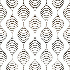 Vector pattern. Abstract stylish background with texture of abstract leaves or flower. Stylized holiday garland. pattern is on swatches panel	