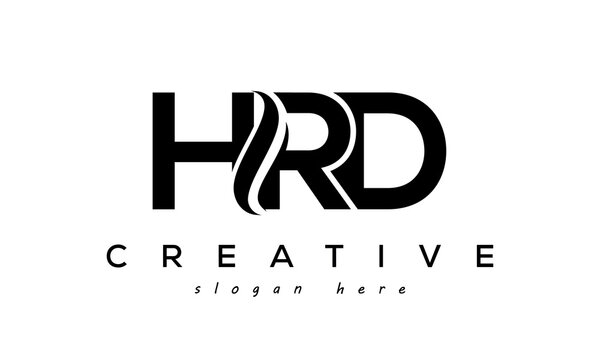 Letter HRD creative logo design vector	