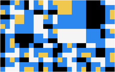 Repetitive Abstract Vector Pattern Design