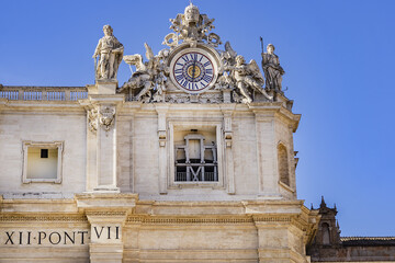St. Peter's Basilica (Consecrated 1626). Papal Basilica of St. Peter in Vatican - the world's...