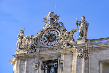 St. Peter's Basilica (Consecrated 1626). Papal Basilica of St. Peter in Vatican - the world's...