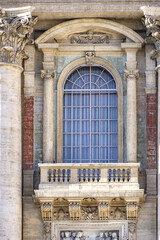 St. Peter's Basilica (Consecrated 1626). Papal Basilica of St. Peter in Vatican - the world's largest church, is the center of Christianity. Vatican.