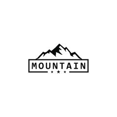 Vintage Mountain Classic Logo Design