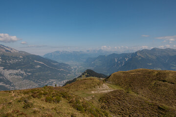 Aussicht Dreibündenstein