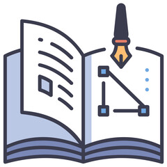 graphic design book icon