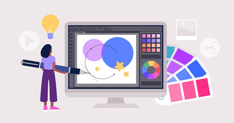 Graphic design concept