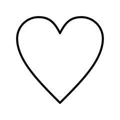 Heart Linear Vector Icon Design