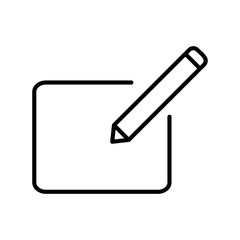 Edit Linear Vector Icon Design