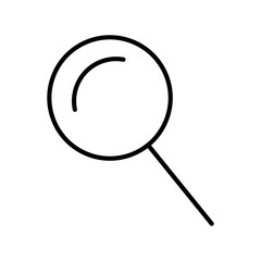 Search Linear Vector Icon Design