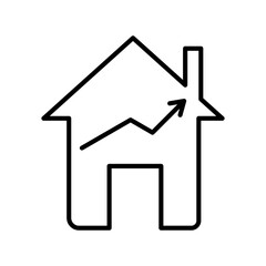 Profit Linear Vector Icon Design