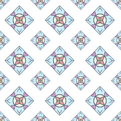 hand-drawn multicolor repeat pattern on transparent background, repeat pattern for textile, wallpaper, wrapper, packaging, and all other seamless printing jobs, pattern added to the swatch panel.