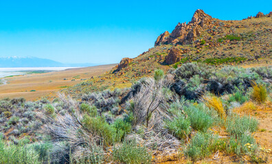 antelope island mountains