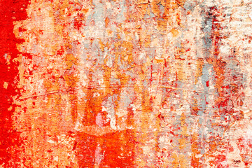 Texture of a concrete wall with cracks and scratches which can be used as a background