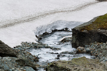 Schneeschmelze im Nationalpark Großglockner, Osttirol