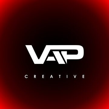 VAP Letter Initial Logo Design Template Vector Illustration