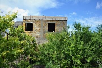 Fototapeta premium old abandoned house