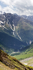 Blick ins Tal im Großglockner Nationalpark, Kals Österreich