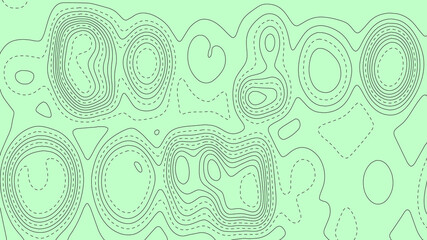 Topographic map background. Line topography map contour background, geographic grid. Abstract vector illustration.