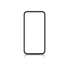 realistic smartphone mockup, vector illustration