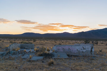 Abandoned Ruins In Mojave Desert on Public Land California