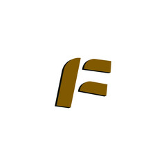 F logo design vector template.