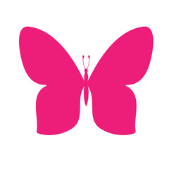 Colored Butterfly , vector illustration, icon.Template for printing , vector illustration, icon.