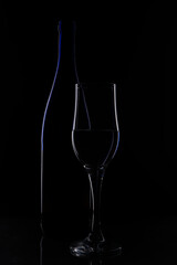 bottle and glass